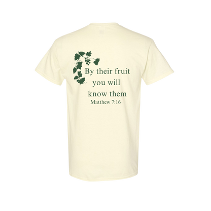 Cream Matthew 7:16 T-Shirt | WAGH x Versitude