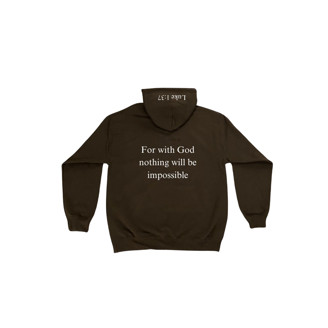 Luke 1:37 Hoodie