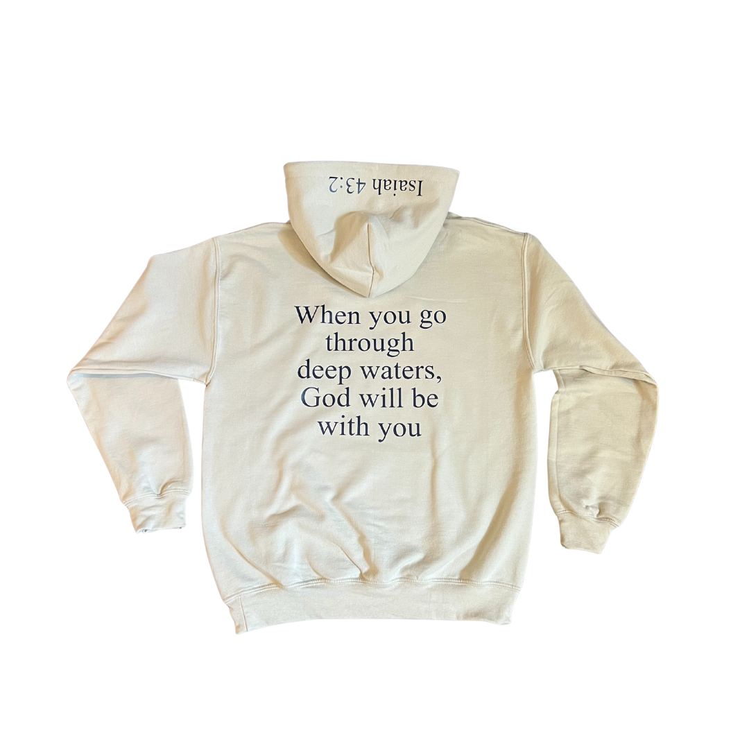 Sand Isaiah 43:2 Hoodie