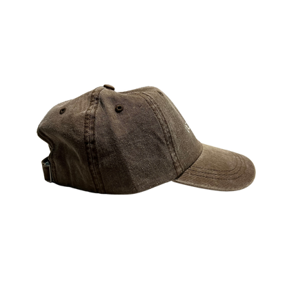 Romans 8:31 Brown Light-Wash Cap