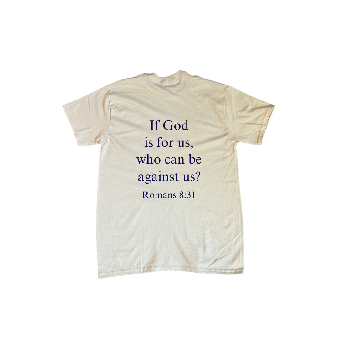 Romans 8:31 Sand T-Shirt
