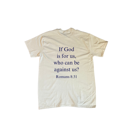 Romans 8:31 Sand T-Shirt
