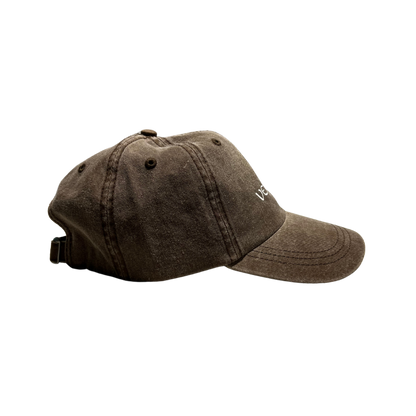 Luke 1:37 Brown Light-Wash Cap