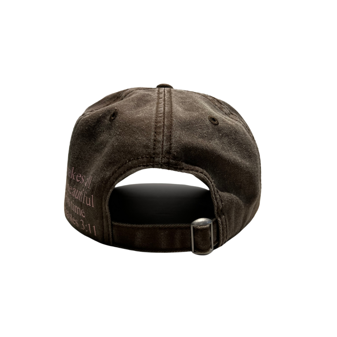 Ecclesiastes 3:11 Brown Light-Wash Cap