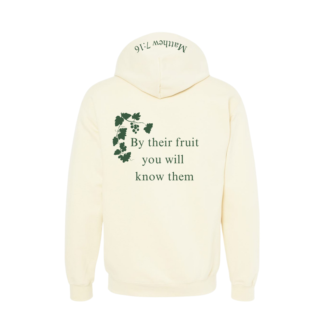 Cream Matthew 7:16 Hoodie | WAGH x Versitude