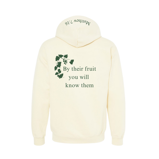Cream Matthew 7:16 Hoodie | WAGH x Versitude
