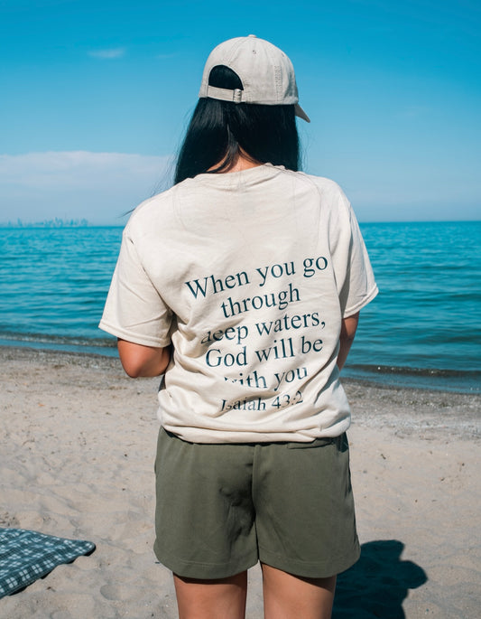 Sand Isaiah 43:2 T-Shirt